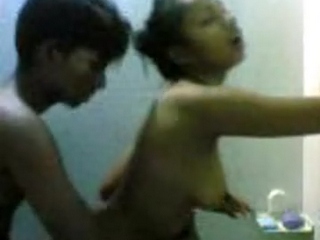 Young Couple In Shower