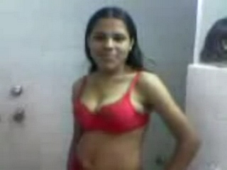 Cute Indian Teen In Shower